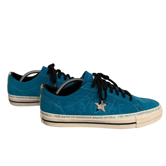 Converse x Sean Pablo One Star Pro Paradise Rapid Teal Suede Men's 11.5 - Picture 2 of 16